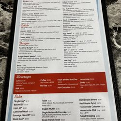 Twin City Diner - Lunch menu