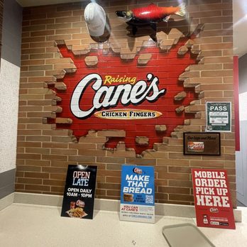 Raising Cane's Chicken Fingers - Waiting area for order - Chicken Shop Near Me - Honolulu, Hawaii Raising Cane's Chicken Fingers - Waiting area for order - Chicken Shop Near Me - Honolulu, Hawaii