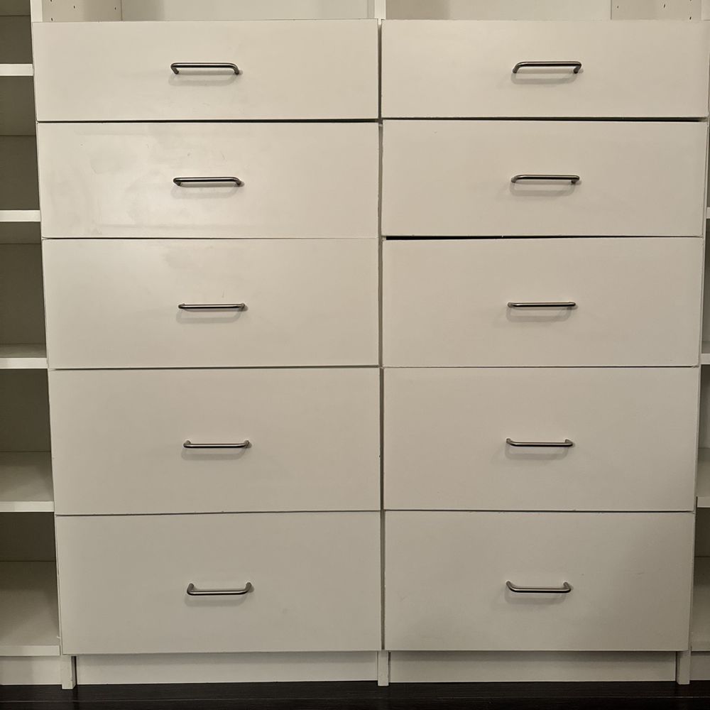 Joe's Custom Closets - check out the drawers - Home Organization Near Me - Montclair, California