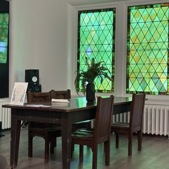 Kha & Mel's - "Church" windows at Kha & Mel's. Plenty of seating. - Coffee & Tea Near Me - Albany, New York Kha & Mel's - "Church" windows at Kha & Mel's. Plenty of seating. - Coffee & Tea Near Me - Albany, New York