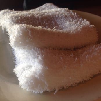 Hillstone - Hot wet towels after eating burger - New American Near Me - San Francisco, California Hillstone - Hot wet towels after eating burger - New American Near Me - San Francisco, California