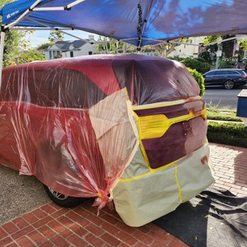 New Way Mobile Auto Paint - Painting in progress - Body Shops Near Me - Los Angeles, California New Way Mobile Auto Paint - Painting in progress - Body Shops Near Me - Los Angeles, California