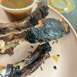 Malson's BBQ - Burnt ribs