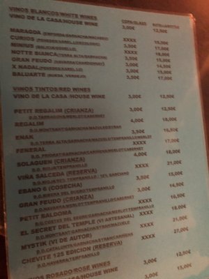 Menu photo 2 Taperia Princesa Barcelona, B