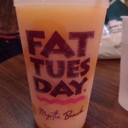 Frozen mango with grain alcohol