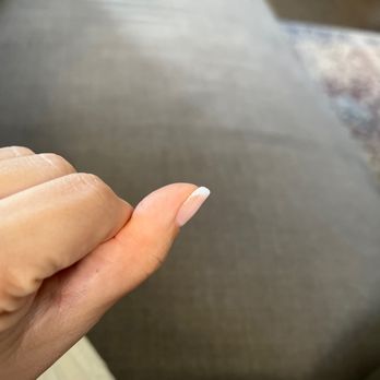 Bayside Nail & Spa - Literal specks of dirt that are stuck in the polish. I also paid an extra $10 for them to do a French tip. - Skin Care Near Me - San Diego, California Bayside Nail & Spa - Literal specks of dirt that are stuck in the polish. I also paid an extra $10 for them to do a French tip. - Skin Care Near Me - San Diego, California