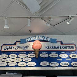 Kohr Family Frozen Custard and Ice Cream - Flavors