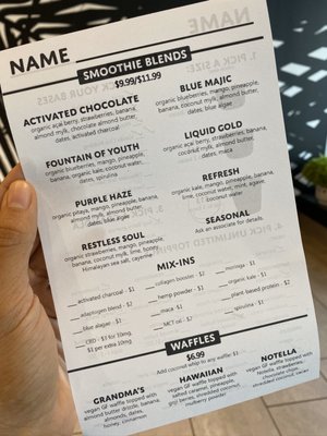 Menu photo 1 SOHO Juice Co. Tampa, FL Menu photo 1 SOHO Juice Co. Tampa, FL