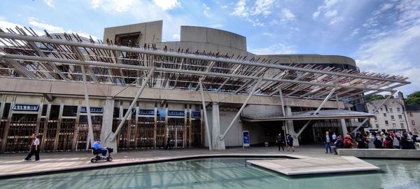 Scottish Parliament Building by null