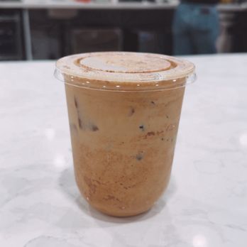 Jesse’s Grind Coffee Bar - Medium Size - Iced Dirty Horchata IG: @ammysalamii - Coffee & Tea Near Me - Los Angeles, California