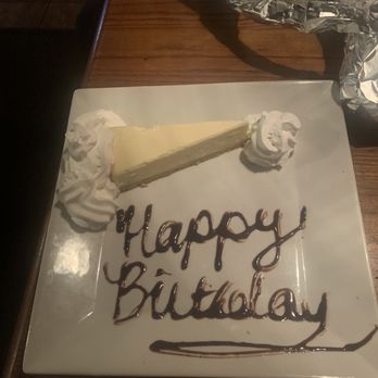 Bynum's Steakhouse - My birthday cheese cake celebration!!! - Steakhouses Near Me - Indianapolis, Indiana