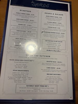 Menu photo 1 The Shores Fox Lake, WI Menu photo 1 The Shores Fox Lake, WI
