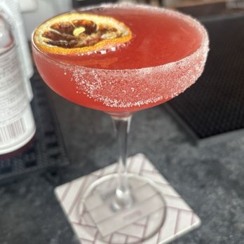Moxy Charlotte Downtown - Strawberry lemon drop martini - Hotels Near Me - Charlotte, North Carolina Moxy Charlotte Downtown - Strawberry lemon drop martini - Hotels Near Me - Charlotte, North Carolina