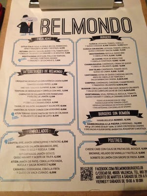 Menu photo 6 Belmondo Valencia, V Menu photo 6 Belmondo Valencia, V
