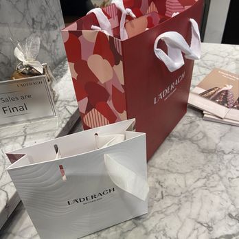Läderach chocolatier suisse - Cute bags, the small one is for all my samples. - Chocolatiers & Shops Near Me - Cerritos, California