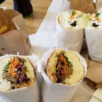Soulwich - Paneer fig and Singapore seitan - wow! - Asian Fusion Near Me - Evanston, Illinois