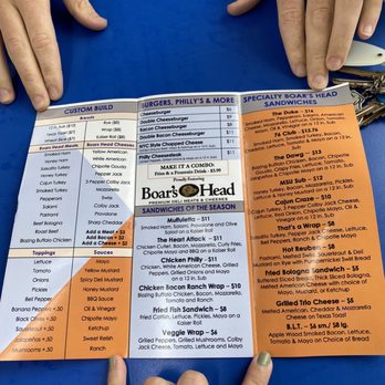 Boar’s Head Deli - Menu! - Delis Near Me - Starkville, Mississippi Boar’s Head Deli - Menu! - Delis Near Me - Starkville, Mississippi