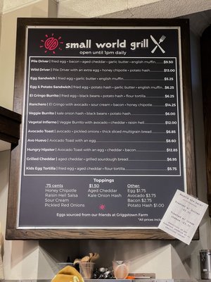 Menu photo 2 Small World Coffee Princeton, NJ Menu photo 2 Small World Coffee Princeton, NJ