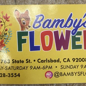 Bamby's Flowers - Florists Near Me - Carlsbad, California