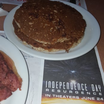 Denny's - Build your own slam with turkey bacon, fries, and wheat pancakes with candied walnuts. - Diners Near Me - Palm Bay, Florida Denny's - Build your own slam with turkey bacon, fries, and wheat pancakes with candied walnuts. - Diners Near Me - Palm Bay, Florida