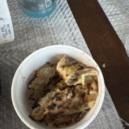 Burnt dumplings