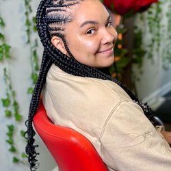 Exquisite Rootz - Half Feedin half Braids