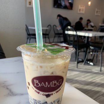 BAMBU - Milk tea with coffee jelly - Juice Bars & Smoothies Near Me - D'Iberville, Mississippi