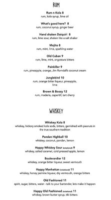 Menu photo 5 Happy Accidents Albuquerque, NM