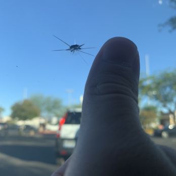 Safelite AutoGlass - Crack before - Windshield Installation & Repair Near Me - Las Vegas, Nevada