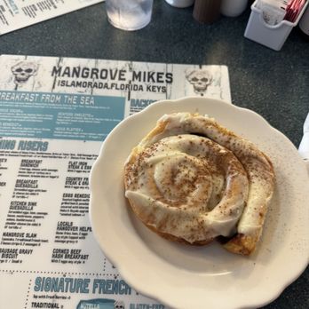 Mangrove Mike's - Cinnamon Roll - Breakfast & Brunch Near Me - Islamorada, Florida