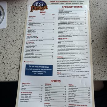 Silver Beach Pizza - Drink Menu - Pizza Near Me - Saint Joseph, Michigan Silver Beach Pizza - Drink Menu - Pizza Near Me - Saint Joseph, Michigan