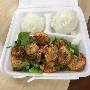 Fresh Catch - Special of the Day: Sautéed Shrimp was super yummy regardless if the shrimps were tiny sized. - Hawaiian Near Me - Kaneohe, Hawaii