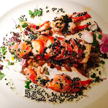 Cote D'Azur - Lobster with a champagne caviar sauce with porcini - French Near Me - Naples, Florida Cote D'Azur - Lobster with a champagne caviar sauce with porcini - French Near Me - Naples, Florida