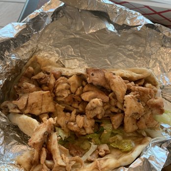 Boston Pita Cafe - Falling apart Chicken Gyro. - Middle Eastern Near Me - North Attleborough, Massachusetts