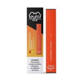Puff & Pass Smoke and Vape - PUFF BAR STRAWBERRY BANANA