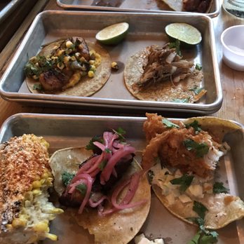 bartaco - To to Bottom Right. Chicken, Scallop, Duck, pork Belly, Baja fish. - Mexican Near Me - Atlanta, Georgia bartaco - To to Bottom Right. Chicken, Scallop, Duck, pork Belly, Baja fish. - Mexican Near Me - Atlanta, Georgia