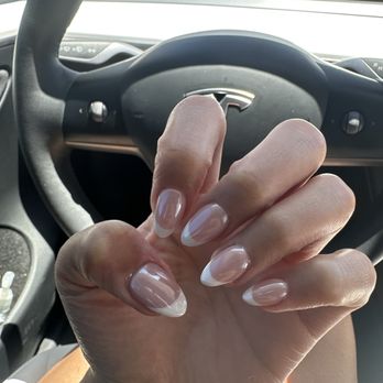 Orange Nail Bar - French tips with chrome with Camy! - Nail Salons Near Me - Sunnyvale, California Orange Nail Bar - French tips with chrome with Camy! - Nail Salons Near Me - Sunnyvale, California