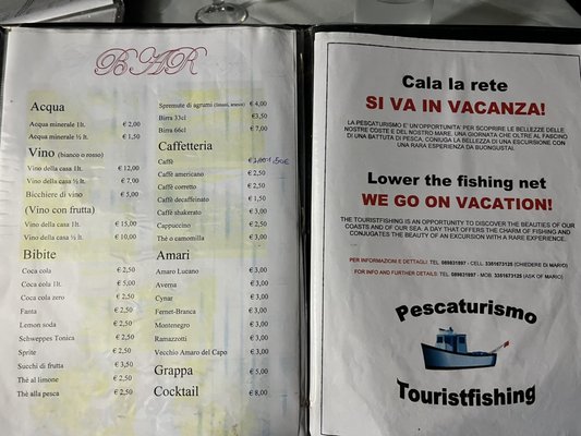 Menu photo 1 Ristorante Risorgimento Conca dei Marini, SA