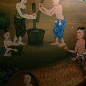 Sala Thai - Beautiful mural. - Thai Near Me - Richmond, California Sala Thai - Beautiful mural. - Thai Near Me - Richmond, California