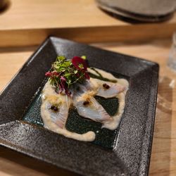 Sushi Bar Tetsuya - Omakase- Hirame Sashimi