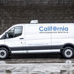 California Rent A Car - Refrigerated Ford Transit Low Roof