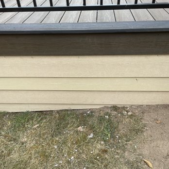 Black Diamond Construction - Instead of using latice, I chose the 3/4 layered primed wood. - Decks & Railing Near Me - Olympia, Washington