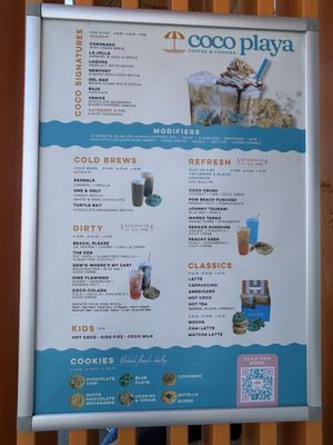 Menu photo 4 CoCo Playa San Diego, CA