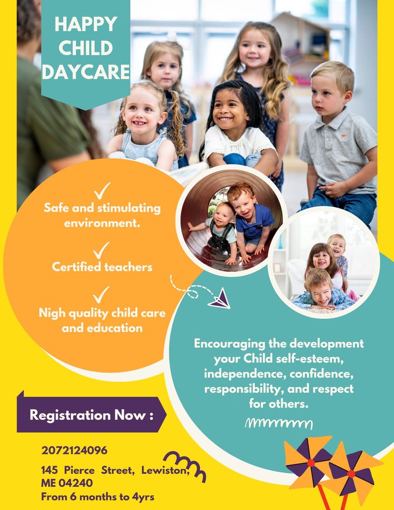 Happy Child Daycare - childcare center in Lewiston, ME