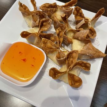 Sizzling Thai Kitchen - A10. 8 Pieces Crab Rangoon - Thai Near Me - Downey, California Sizzling Thai Kitchen - A10. 8 Pieces Crab Rangoon - Thai Near Me - Downey, California