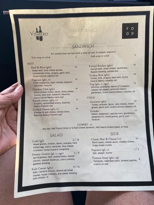 Menu photo 8 Vinbero Edmonds, WA