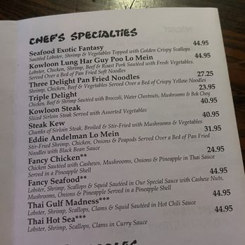 Kowloon - Menu - Asian Fusion Near Me - Saugus, Massachusetts