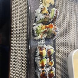 Eel Avocado Roll Shrimp Avocado Roll
