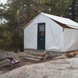 The glamping tent