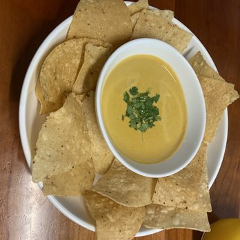 Picnik - Burnet Road - Plain chips and queso at Picnik - New American Near Me - Austin, Texas